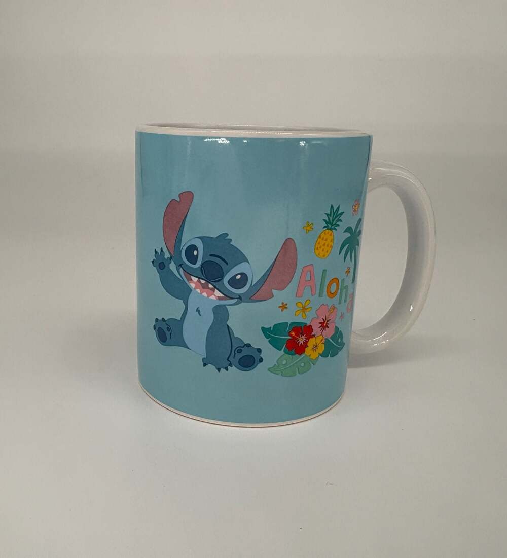 Lilo & Stitch Mug - Disney Aloha Tropical Ceramic Coffee Mug